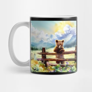 Cute Bear Cub . Mug